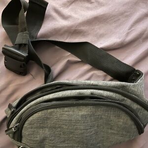 Gray Men's Crossbody Bag